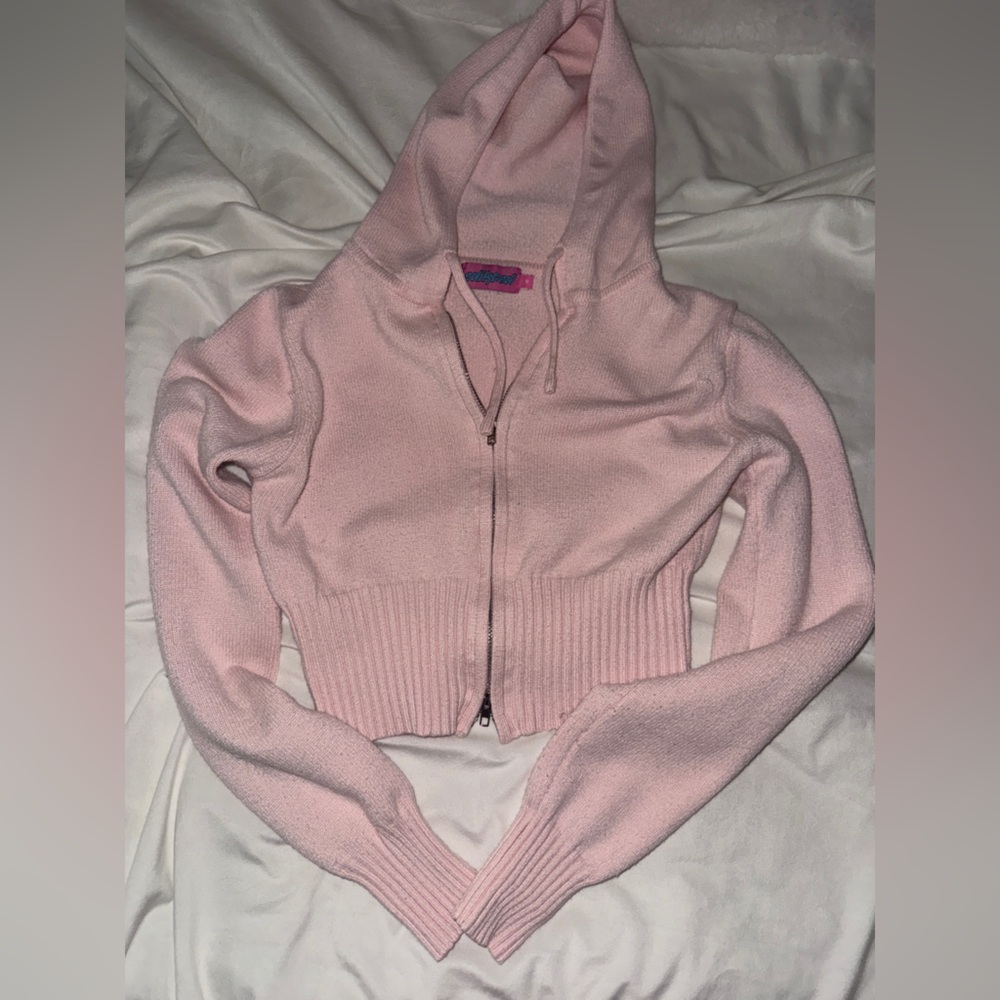 Edikted Pink Hooded Jumpsuit